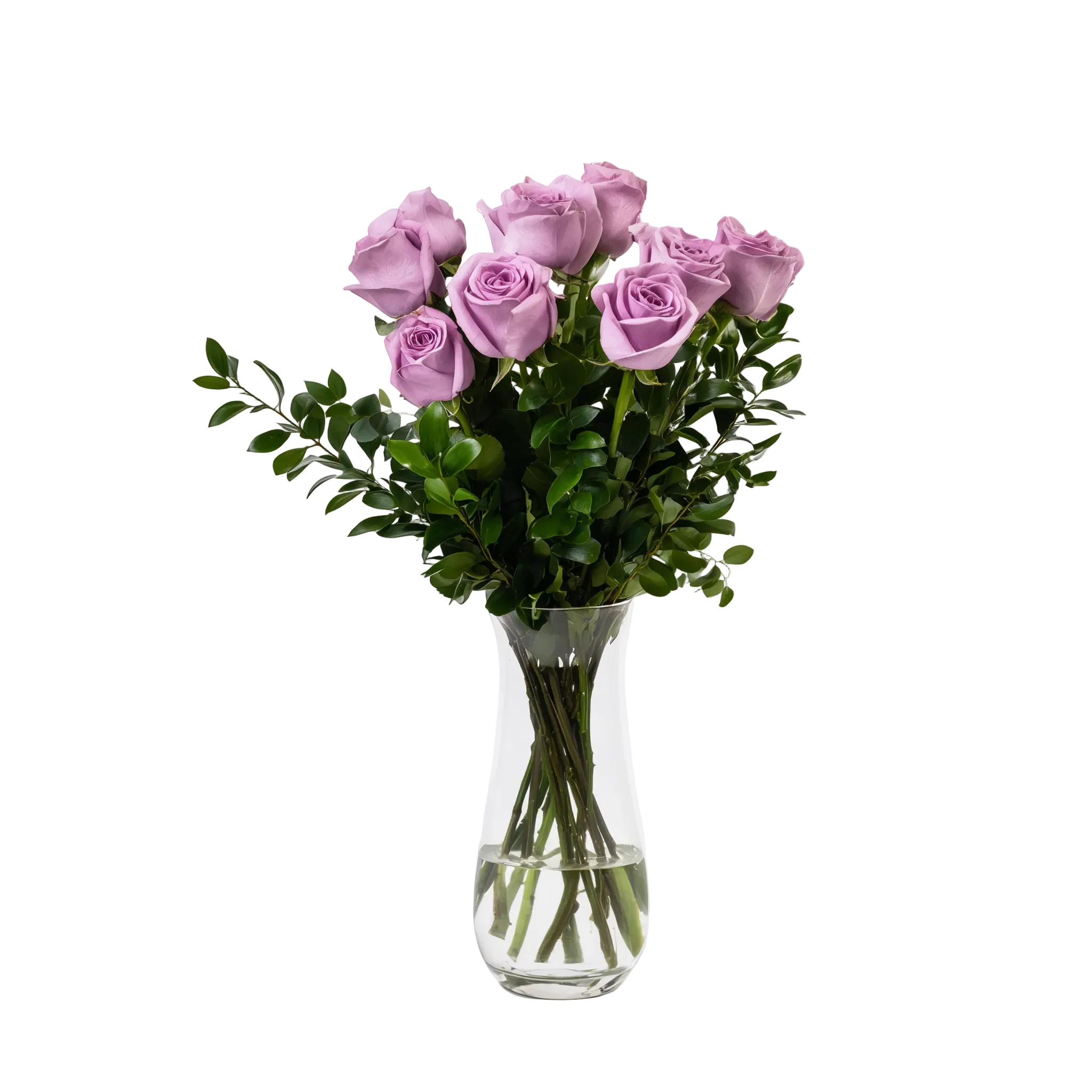 Half Dozen Lavender Roses - Image 3